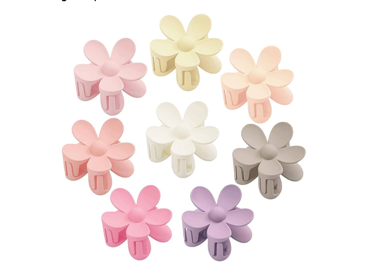 Flower hair clips