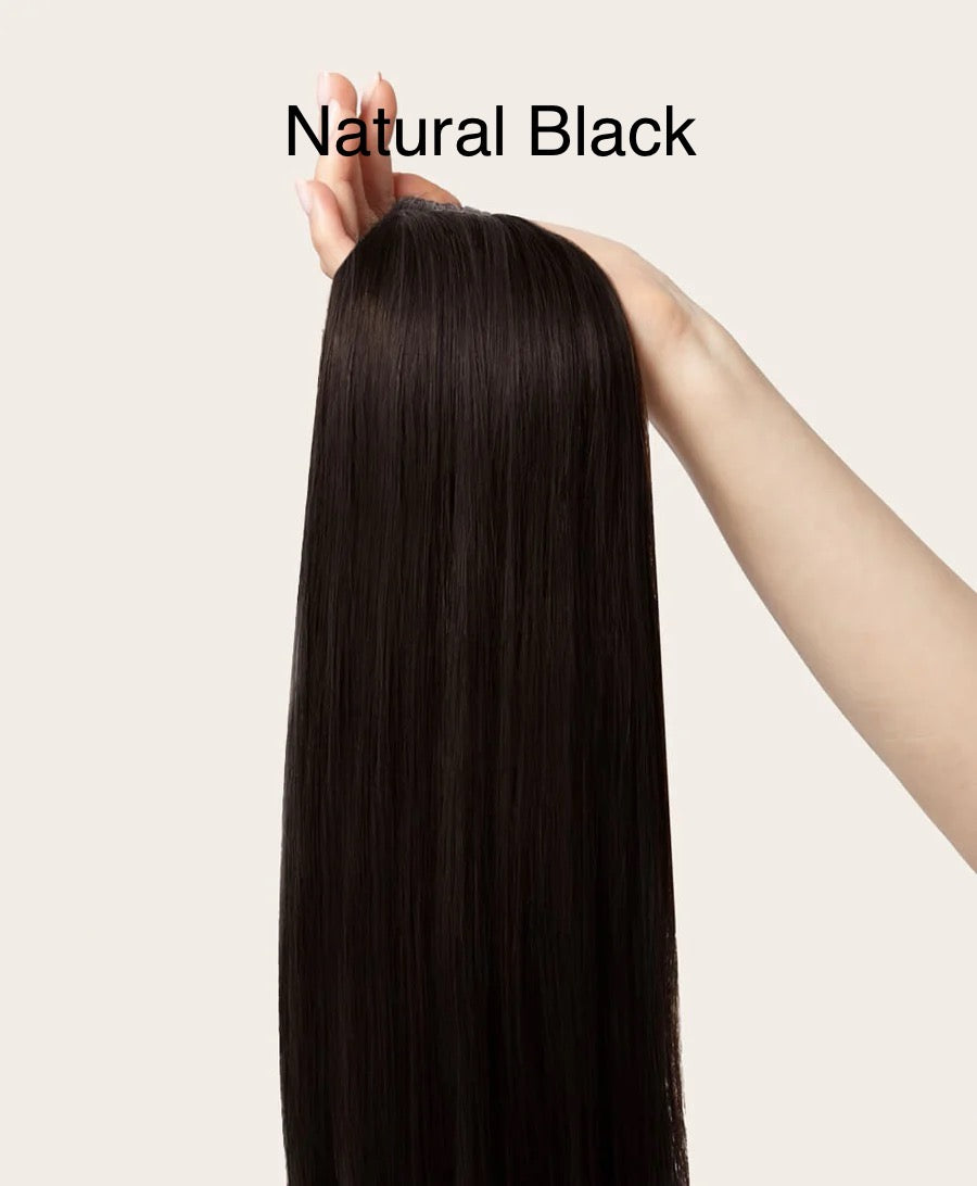 Luxury clip-in hair extensions-black/brown
