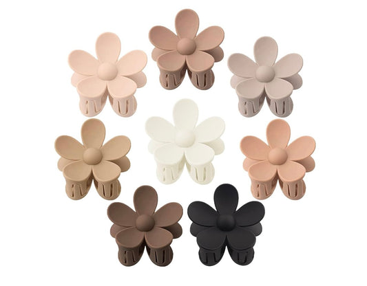 Flower hair clips