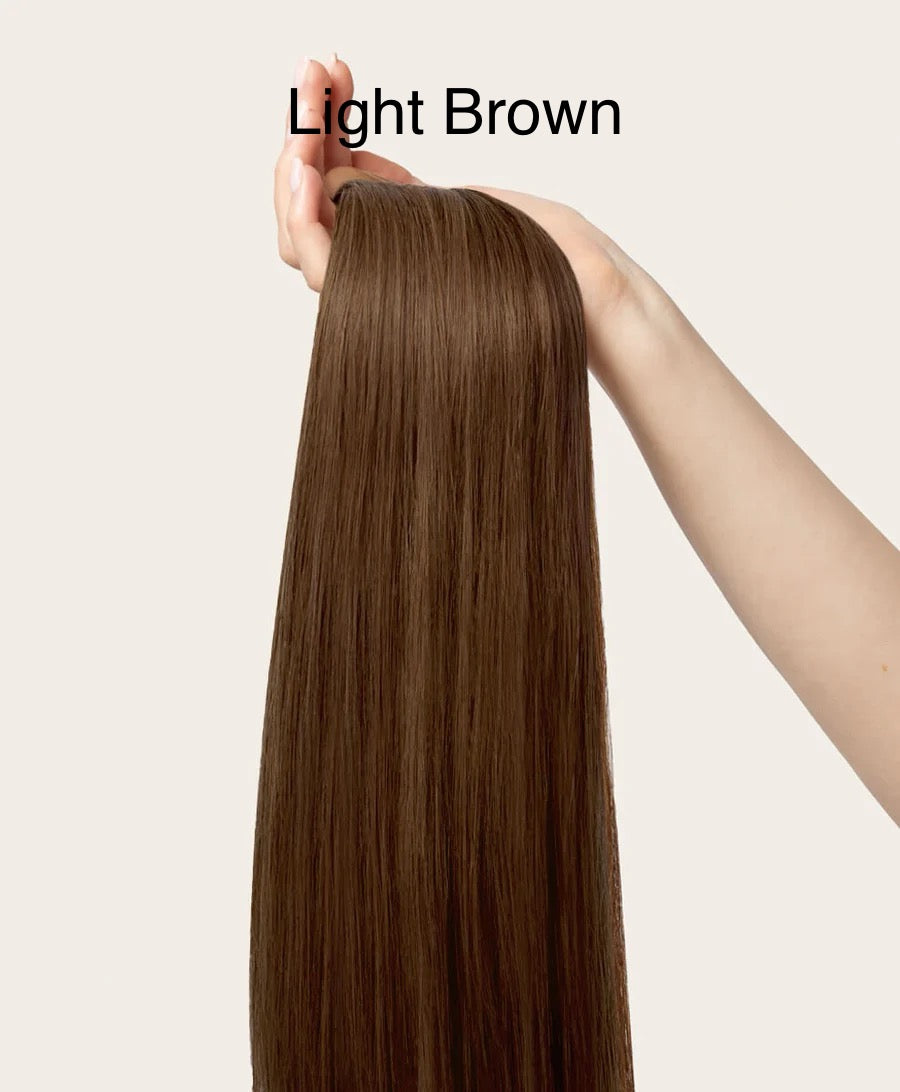 Luxury clip-in hair extensions-black/brown